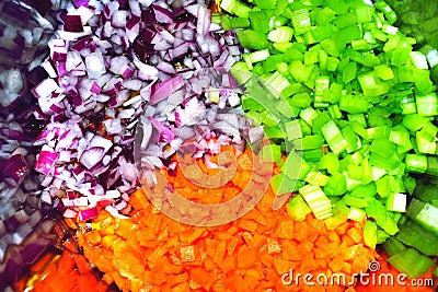 Healthy colours Stock Photo