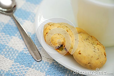 Healthy cookies for afternoon snack Stock Photo