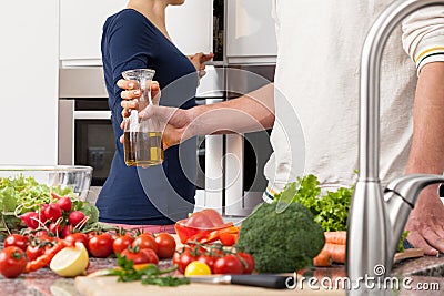 Healthy cooking Stock Photo