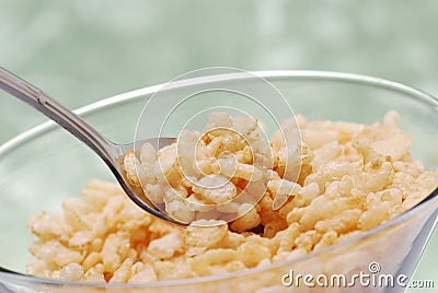 Healthy corn cereal Stock Photo