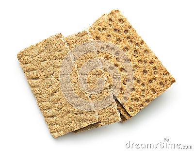 The healthy crispbread. Stock Photo