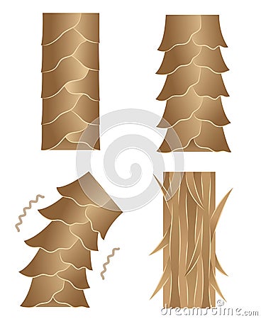 Healthy and damaged hair cuticle illustration. hair care and beauty concept Vector Illustration