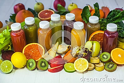 Healthy detox juice Stock Photo