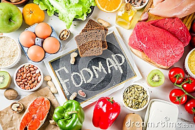 Fodmap healthy diet food Stock Photo