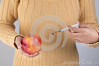 Healthy diet and nutrition prevents diseases Stock Photo