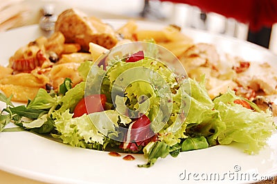 Healthy dinner Stock Photo