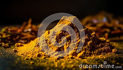 Healthy eating with Indian spices colorful, aromatic, flavorful generated by AI Stock Photo