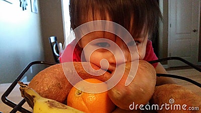 Healthy Eats for Baby Editorial Stock Photo