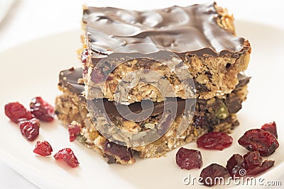 Healthy energy bars Stock Photo