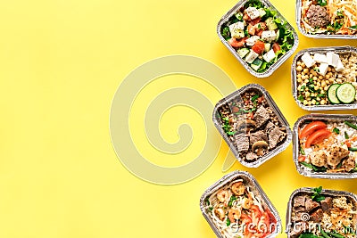 Healthy food delivery Stock Photo