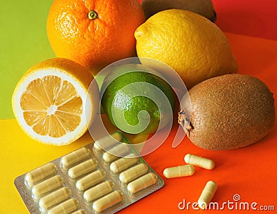 Healthy food to boost immune system Stock Photo
