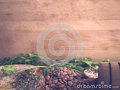 Healthy Food For Writte In. Restaurant Banner. Vegan Food. Stock Photo