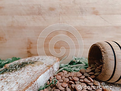 Healthy Food For Writte In. Restaurant Banner. Vegan Food. Stock Photo