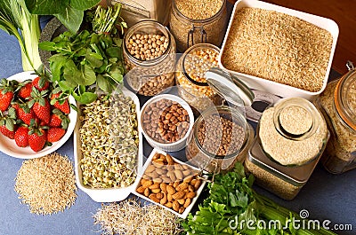 Healthy Foods Stock Photo