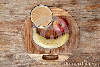 Healthy fruit breakfast Stock Photo