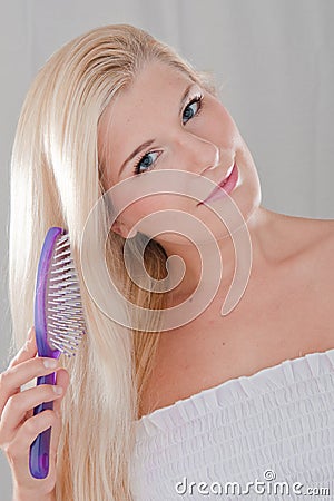 Healthy hair Stock Photo