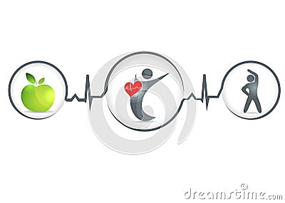 Healthy human Vector Illustration