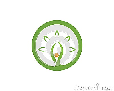 Healthy Life Logo Vector Illustration