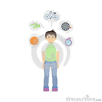 Healthy lifestyle concept. Vector Illustration