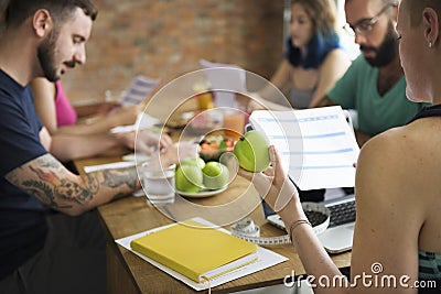 Healthy Lifestyle Diet Nutrition Concept Stock Photo