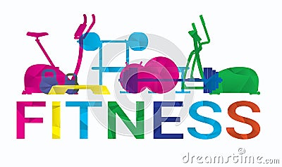 Healthy Lifestyle Illustration concept. Dieting, Fitness Vector Illustration