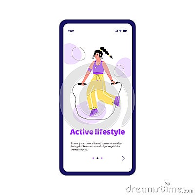 Healthy lifestyle in isolation COVID-19. Vector Illustration