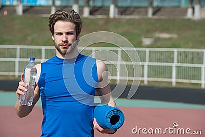 Healthy lifestyle, refreshing and dieting, sport and recreation, training Stock Photo