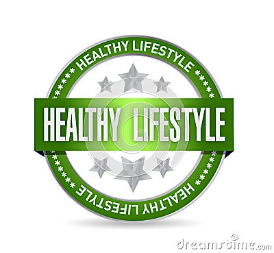 healthy lifestyle seal illustration design Cartoon Illustration