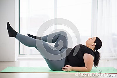 Healthy lifestyle, sport, weight loss, tabata Stock Photo