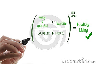 Healthy living Stock Photo