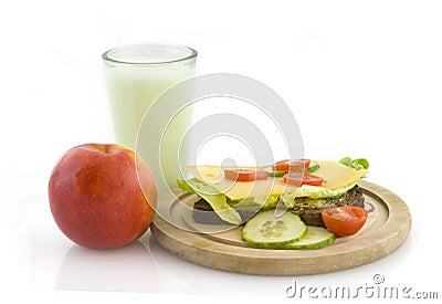 Healthy lunch Stock Photo