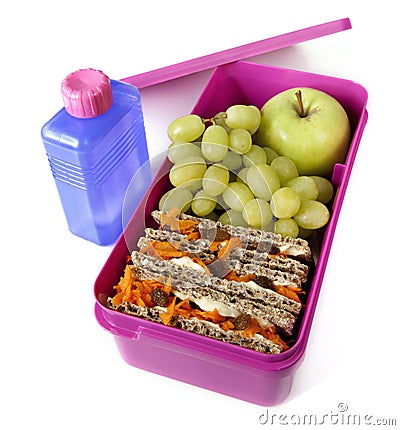 Healthy Lunch Box Stock Photo