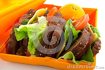 Healthy lunchbox Stock Photo