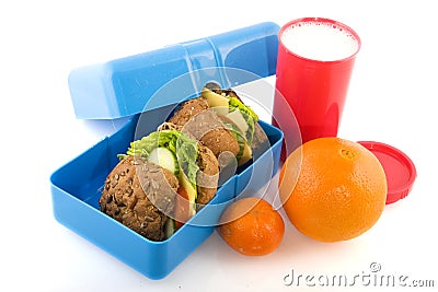 Healthy lunchbox Stock Photo