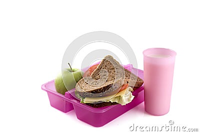 Healthy lunchbox Stock Photo