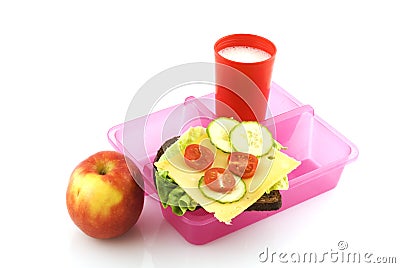 Healthy lunchbox Stock Photo