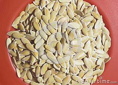 Healthy musk melon seeds Stock Photo