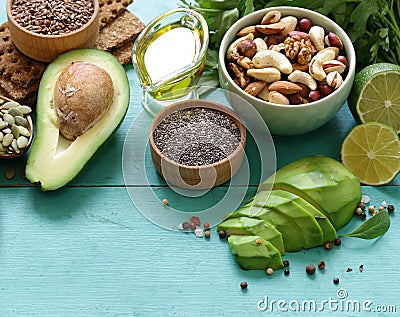 Healthy and nutrition food Stock Photo