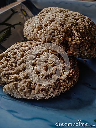 Healthy Oats biscuits Stock Photo