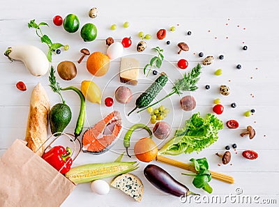 Healthy organic nutritious diet Stock Photo