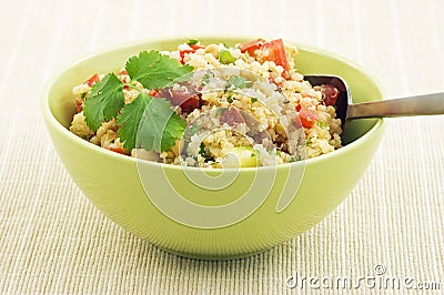Healthy Quinoa salad Stock Photo