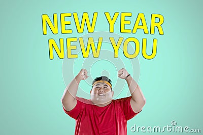 Healthy resolutions for the new year Stock Photo