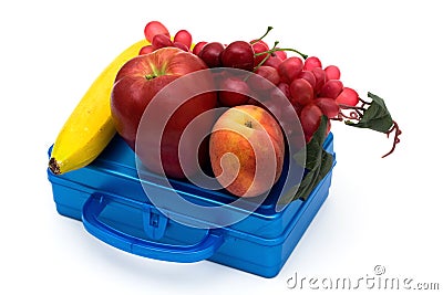 Healthy School Lunch Stock Photo