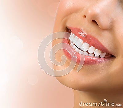 Healthy Smile. Teeth Whitening Stock Photo