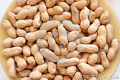 Healthy snacks nuts peanuts. Healthy food concept Stock Photo