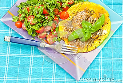 Healthy summer breakfast Stock Photo