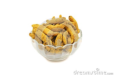 Healthy turmeric sticks Stock Photo