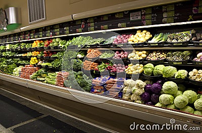 Healthy vegetables grocery store Stock Photo