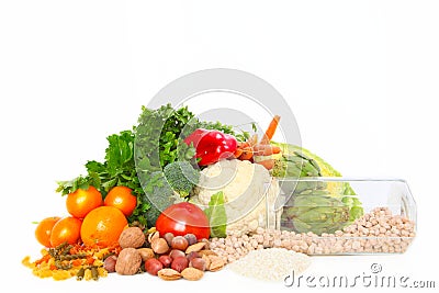 Healthy vegetarian diet Stock Photo