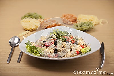Healthy Vegetarian Salad Stock Photo